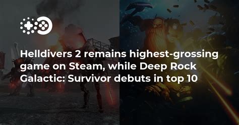 hd2 steam charts|Helldivers 2 remains highest.
